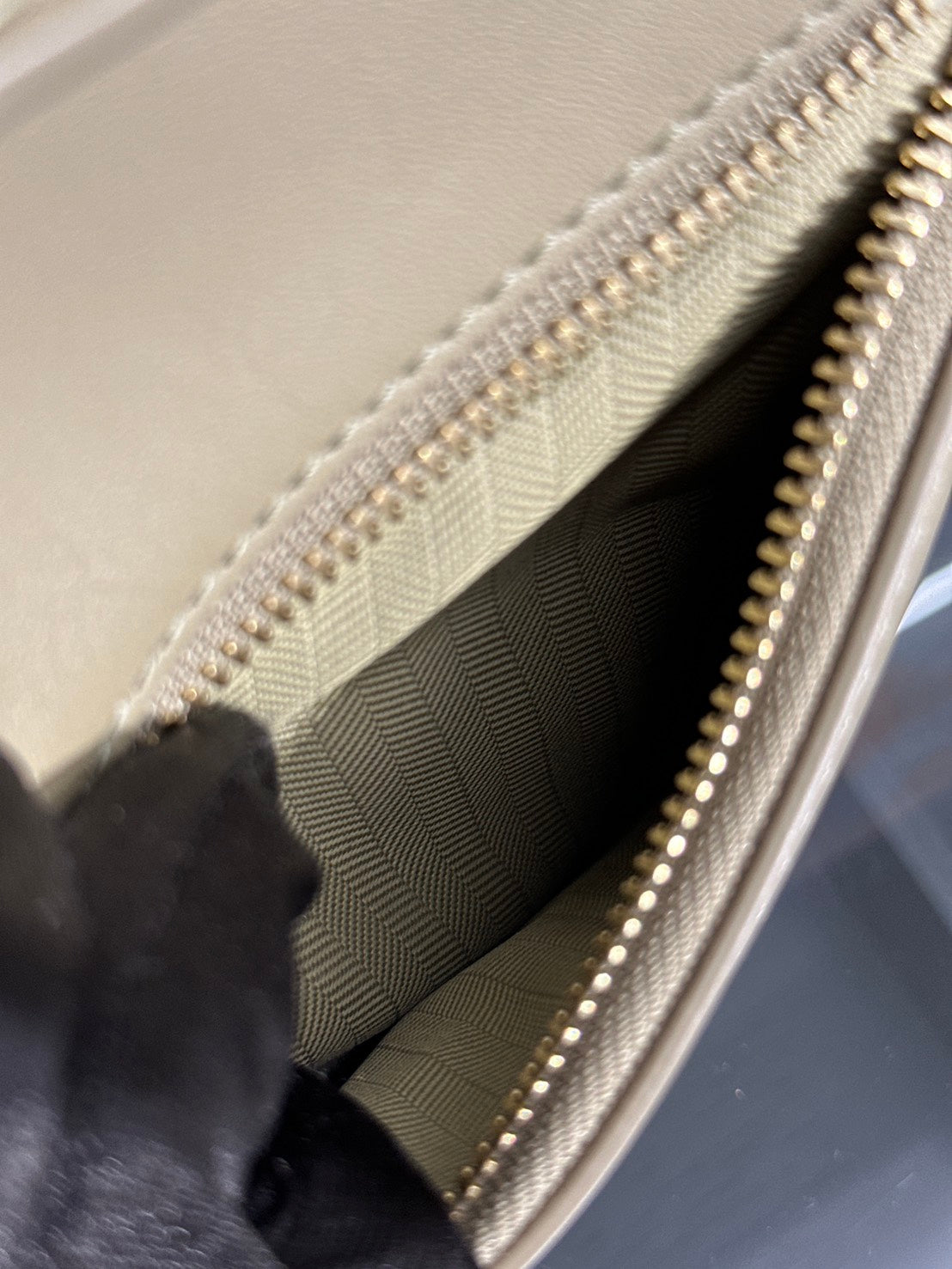 LOEWE Puzzle小牛皮手袋 - 小號卡其