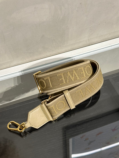 LOEWE Puzzle小牛皮手袋 - 小號卡其