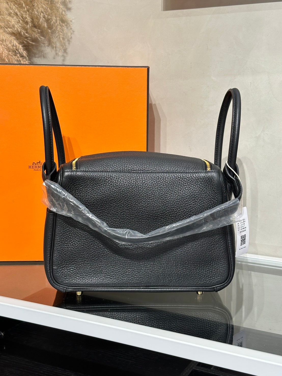 HERMES Lindy 26 - Noir 89 黑金 Z