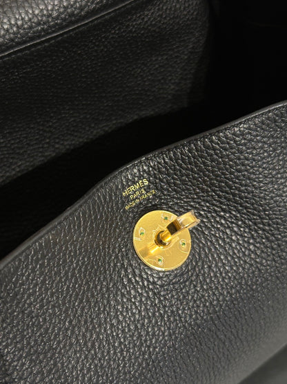 HERMES Lindy 26 - Noir 89 黑金 Z