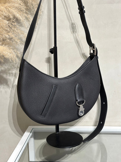 HERMES Ptit Arcon - Noir 89 黑銀  W