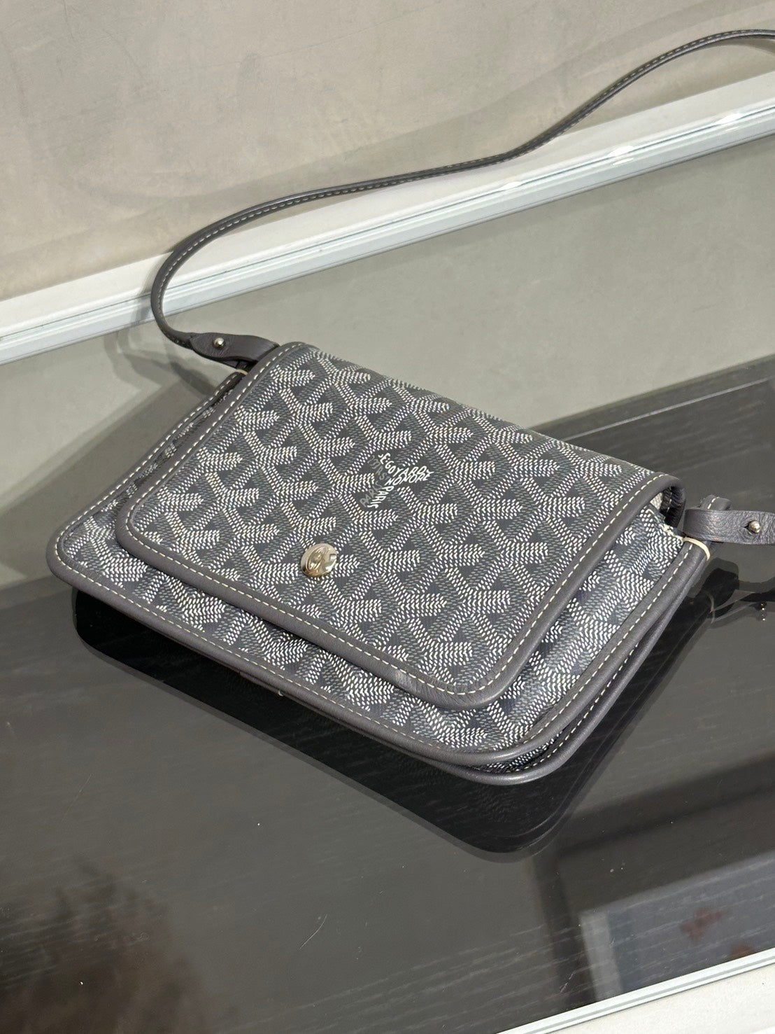 GOYARD Plumet 信封小包 - 灰