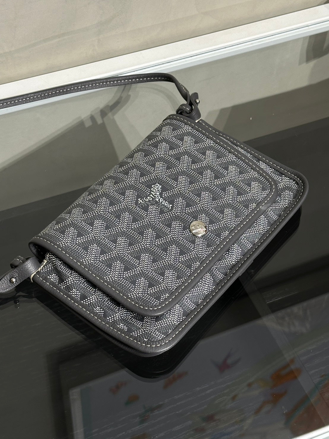 GOYARD Plumet 信封小包 - 灰