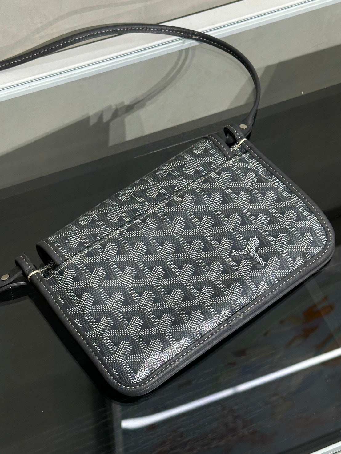 GOYARD Plumet 信封小包 - 灰