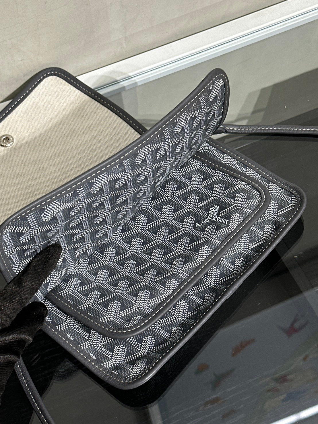 GOYARD Plumet 信封小包 - 灰