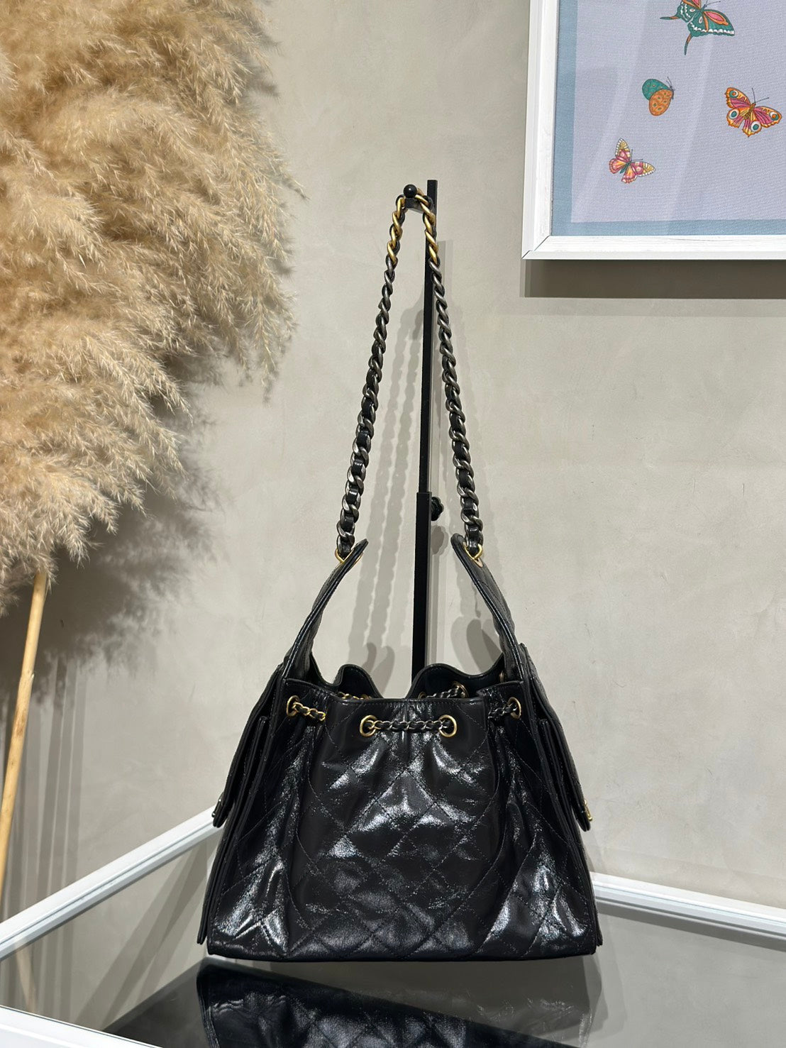CHANEL 25 Hobo Bag - 小號鴛鴦釦黑金
