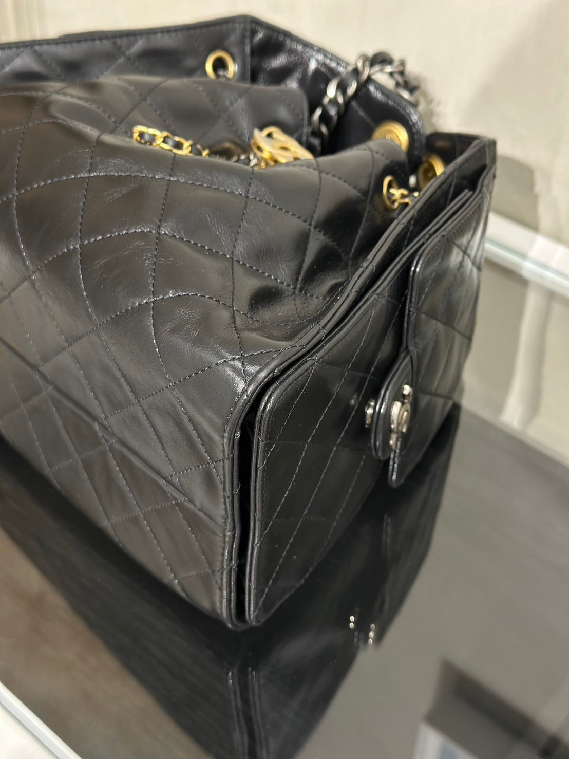 CHANEL 25 Hobo Bag - 小號鴛鴦釦黑金