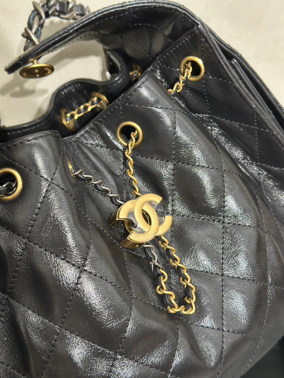 CHANEL 25 Hobo Bag - 小號鴛鴦釦黑金