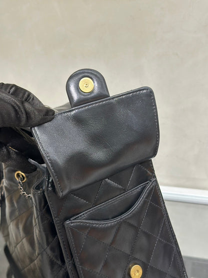 CHANEL 25 Hobo Bag - 小號鴛鴦釦黑金