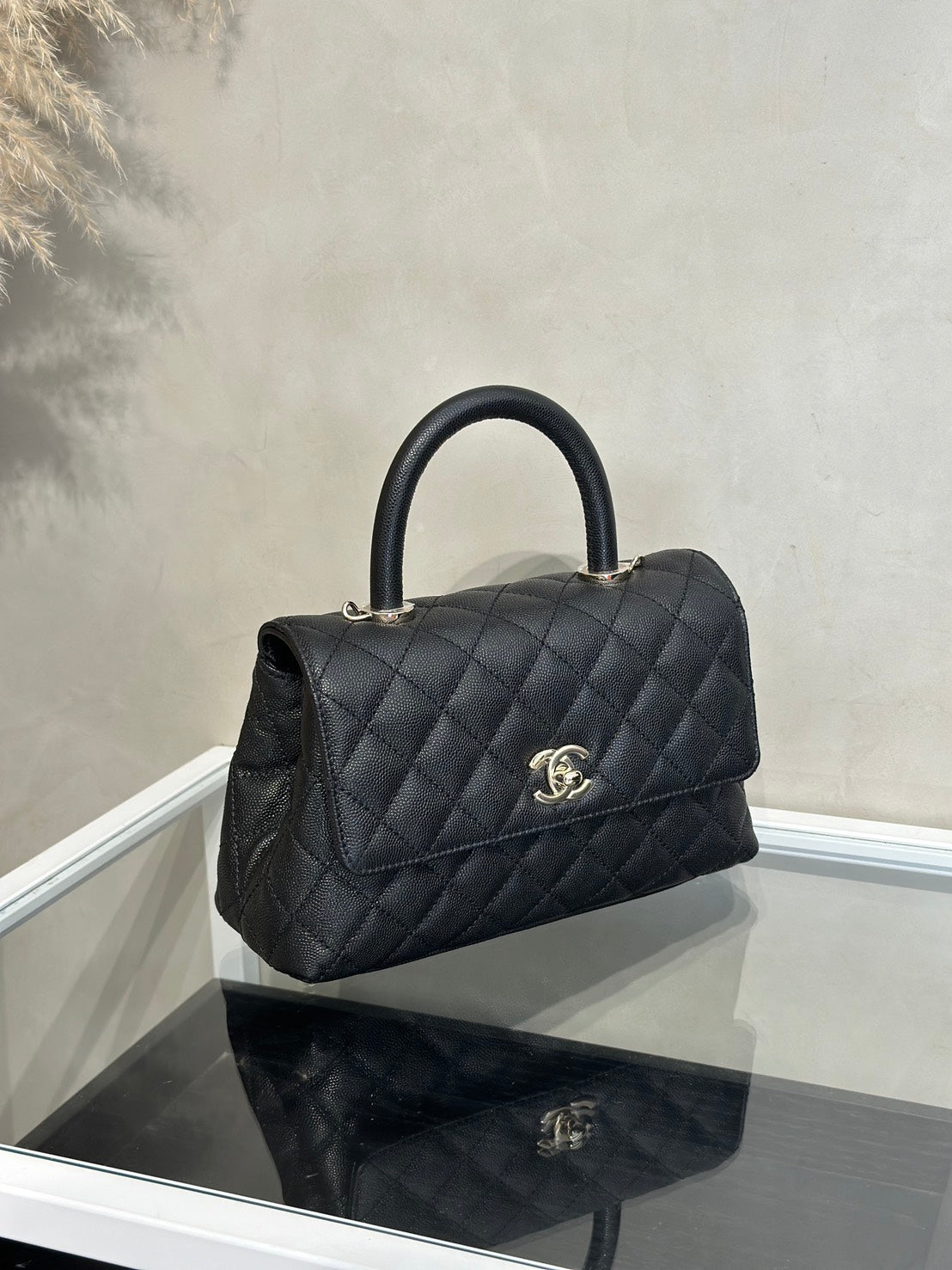 CHANEL Coco Handle - 小號黑金