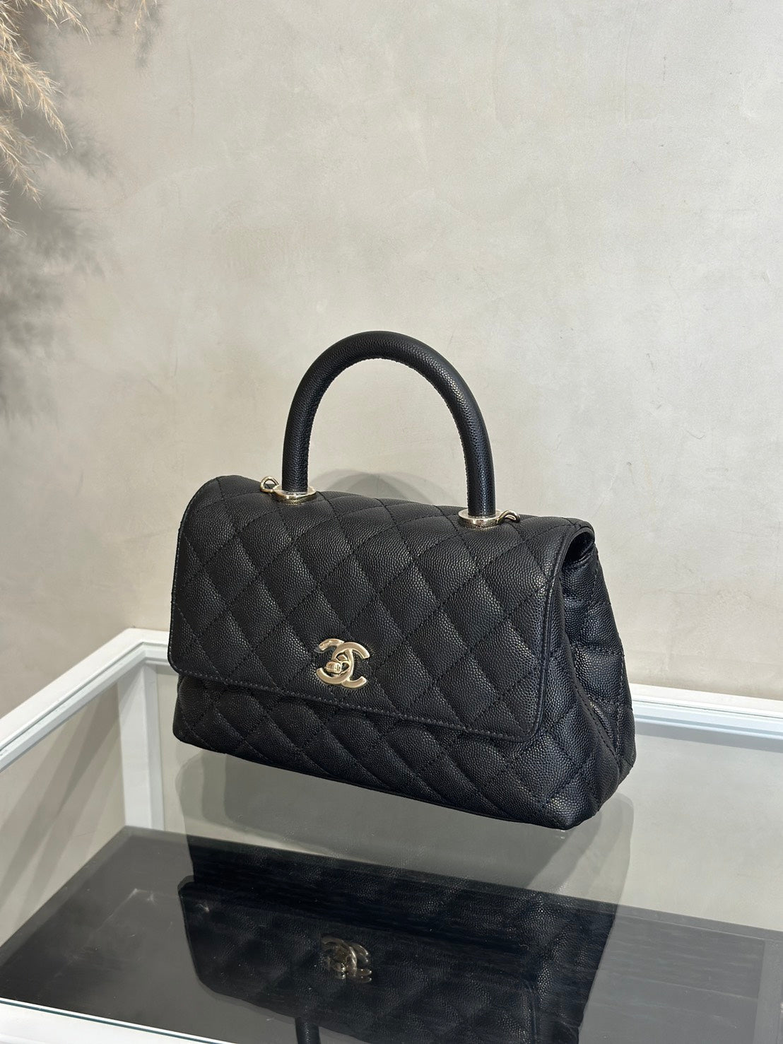 CHANEL Coco Handle - 小號黑金