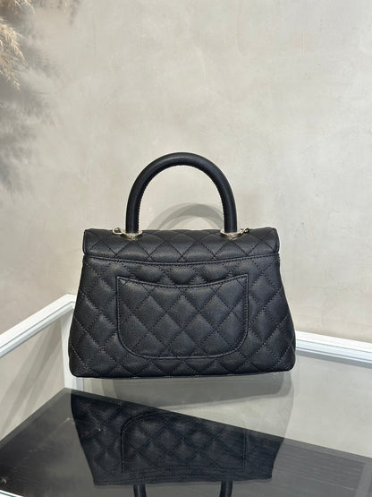 CHANEL Coco Handle - 小號黑金