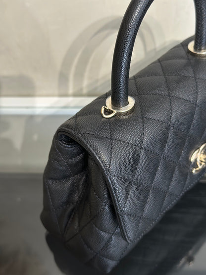 CHANEL Coco Handle - 小號黑金