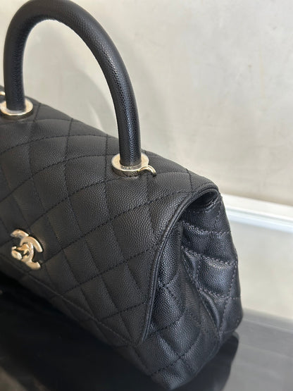 CHANEL Coco Handle - 小號黑金