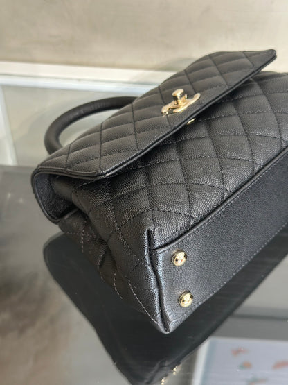 CHANEL Coco Handle - 小號黑金