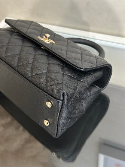 CHANEL Coco Handle - 小號黑金
