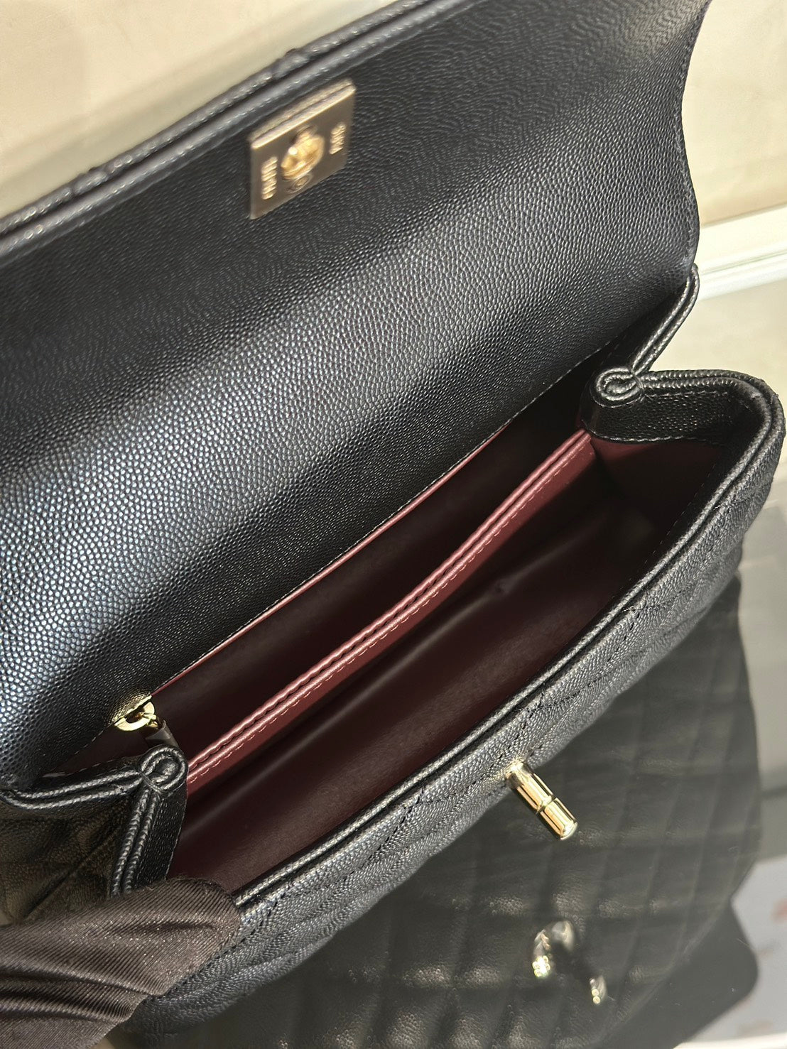 CHANEL Coco Handle - 小號黑金