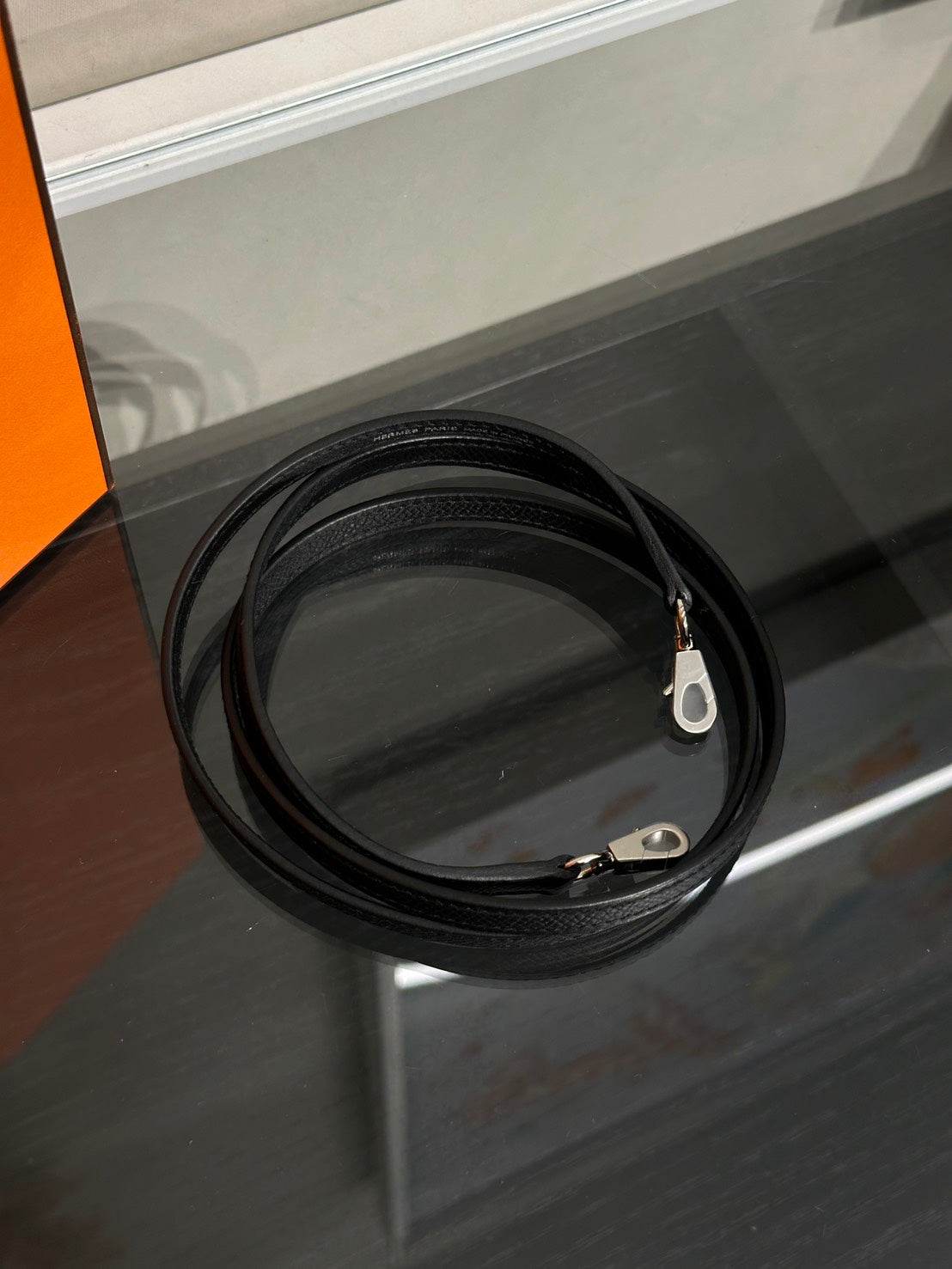 HERMES Mini Kelly ll - Noir 89 黑銀 G