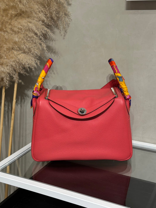 HERMES Lindy 30 - Rose Lipstick U5 唇膏粉銀 🄿