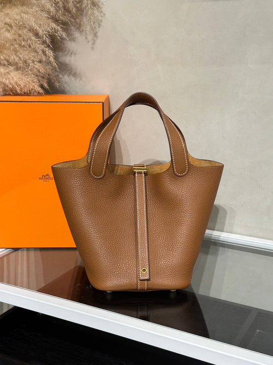 HERMES Picotin 18 - Gold 37 金棕金 Z
