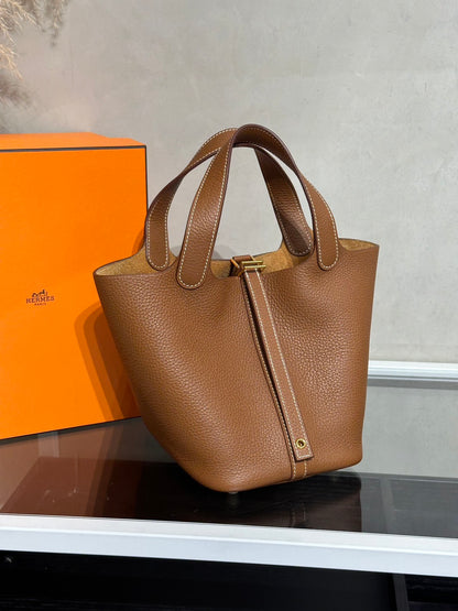 HERMES Picotin 18 - Gold 37 金棕金 Z
