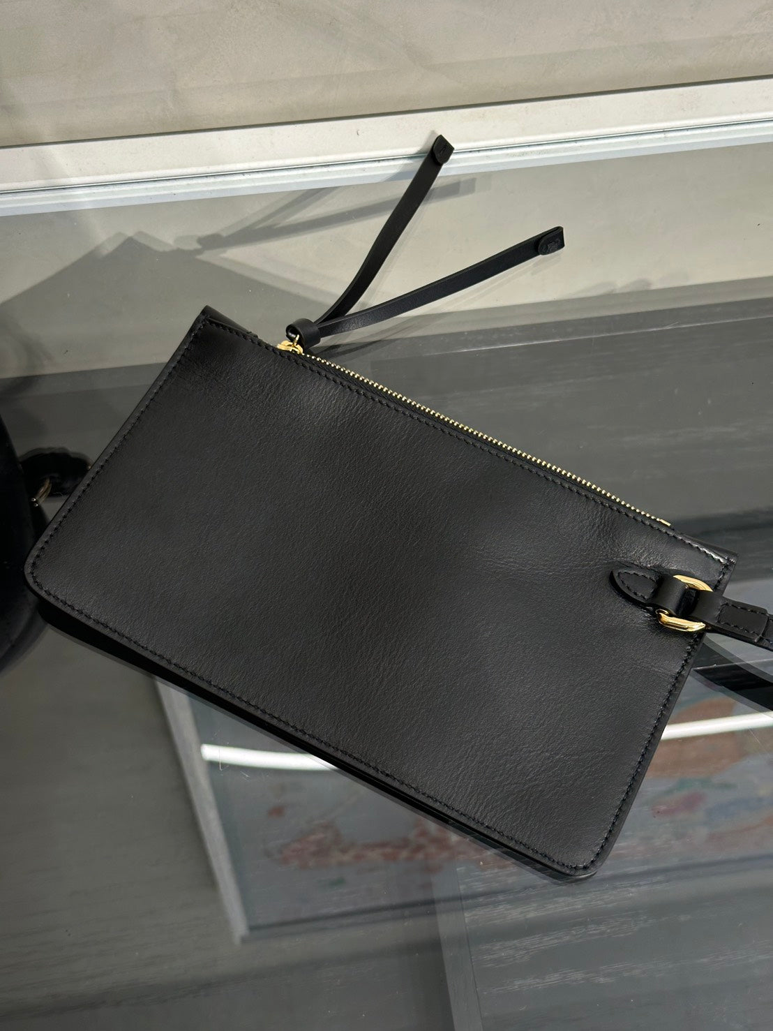 GUCCI Giglio皮革托特包 - 小號黑