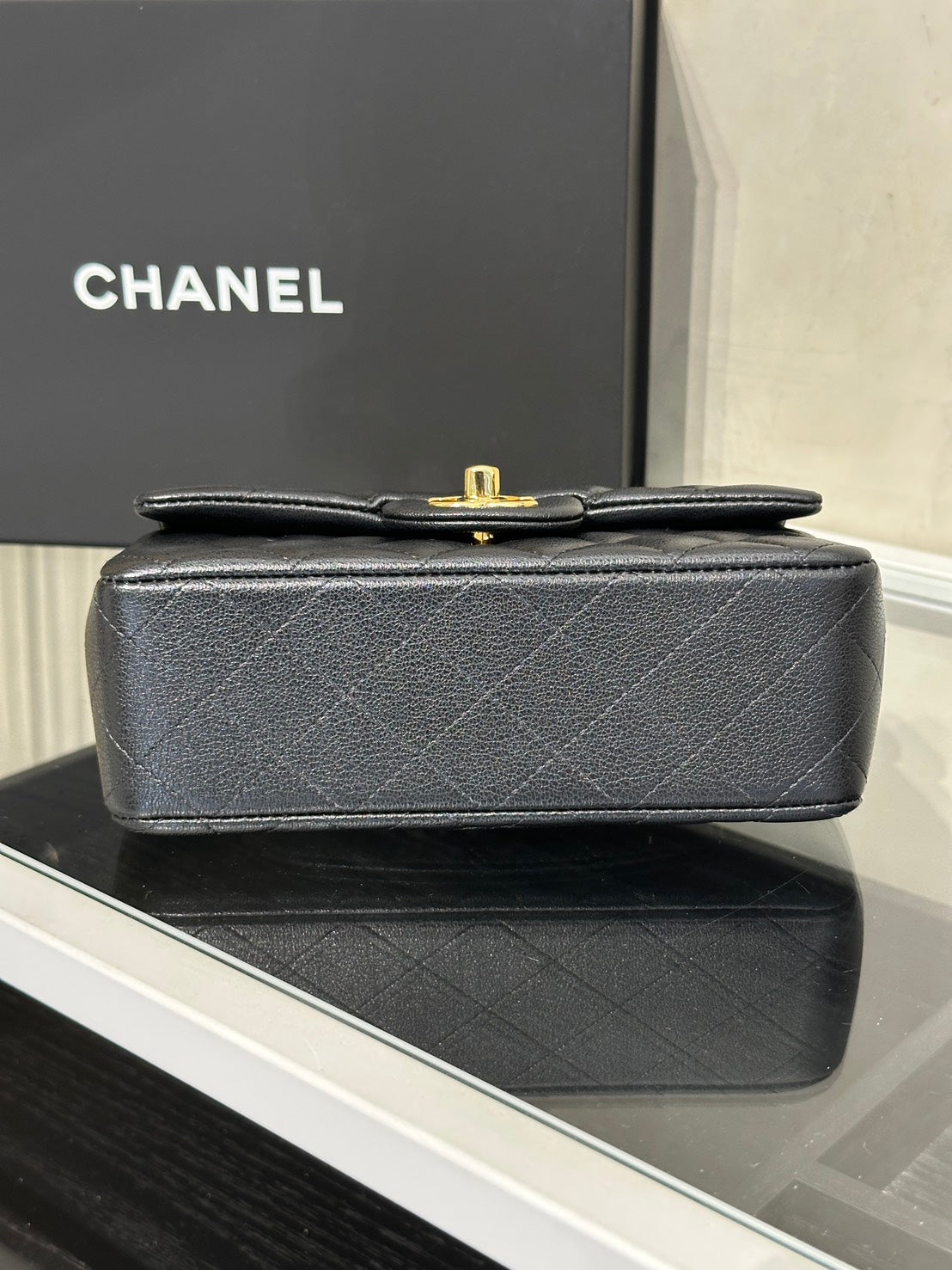 CHANEL 26A Handle Mini CF20 - 松鼠吊飾黑金
