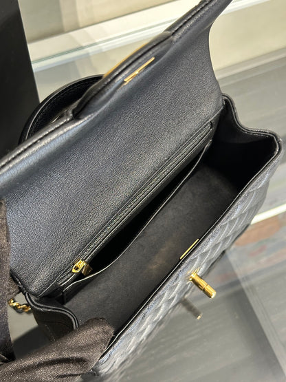 CHANEL 26A Handle Mini CF20 - 松鼠吊飾黑金