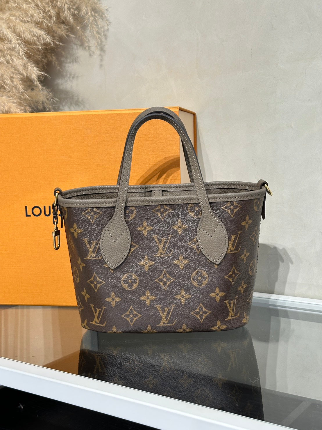LOUIS VUITTON Neverfull BB - 雙面灰