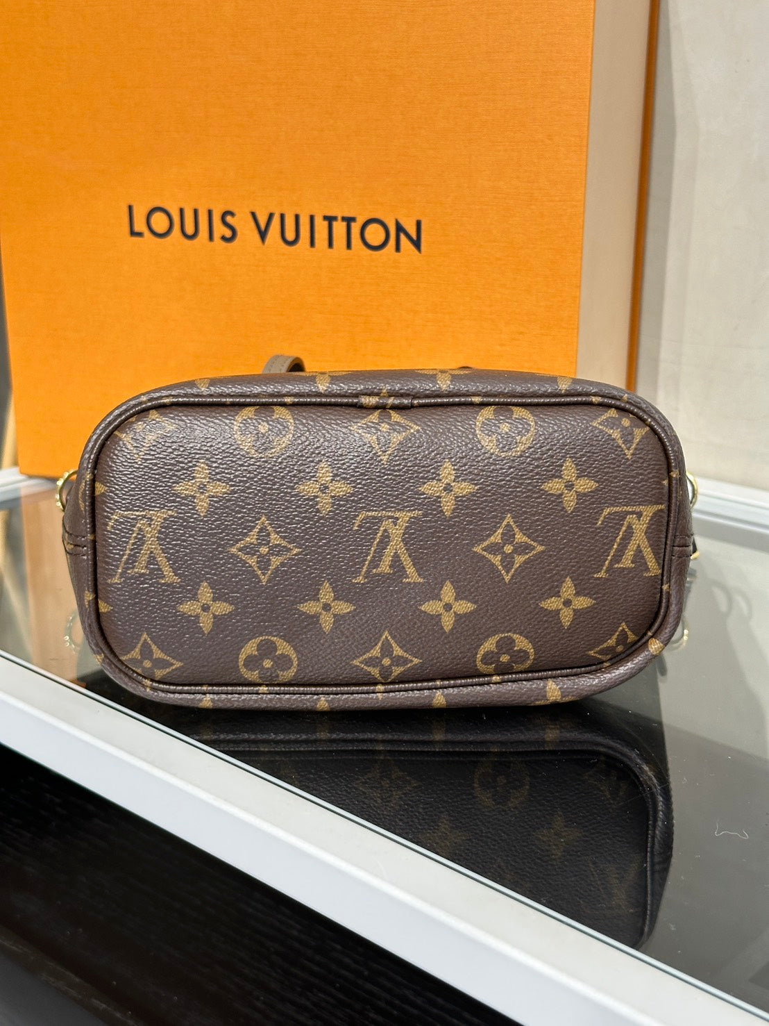 LOUIS VUITTON Neverfull BB - 雙面灰