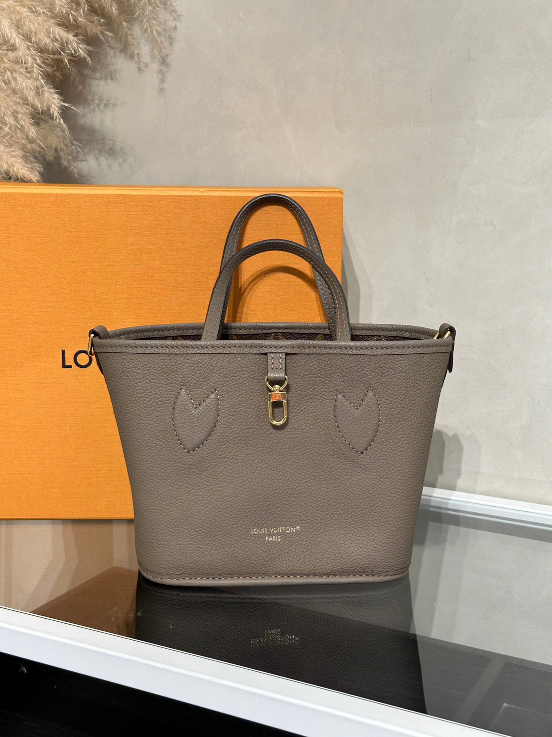 LOUIS VUITTON Neverfull BB - 雙面灰