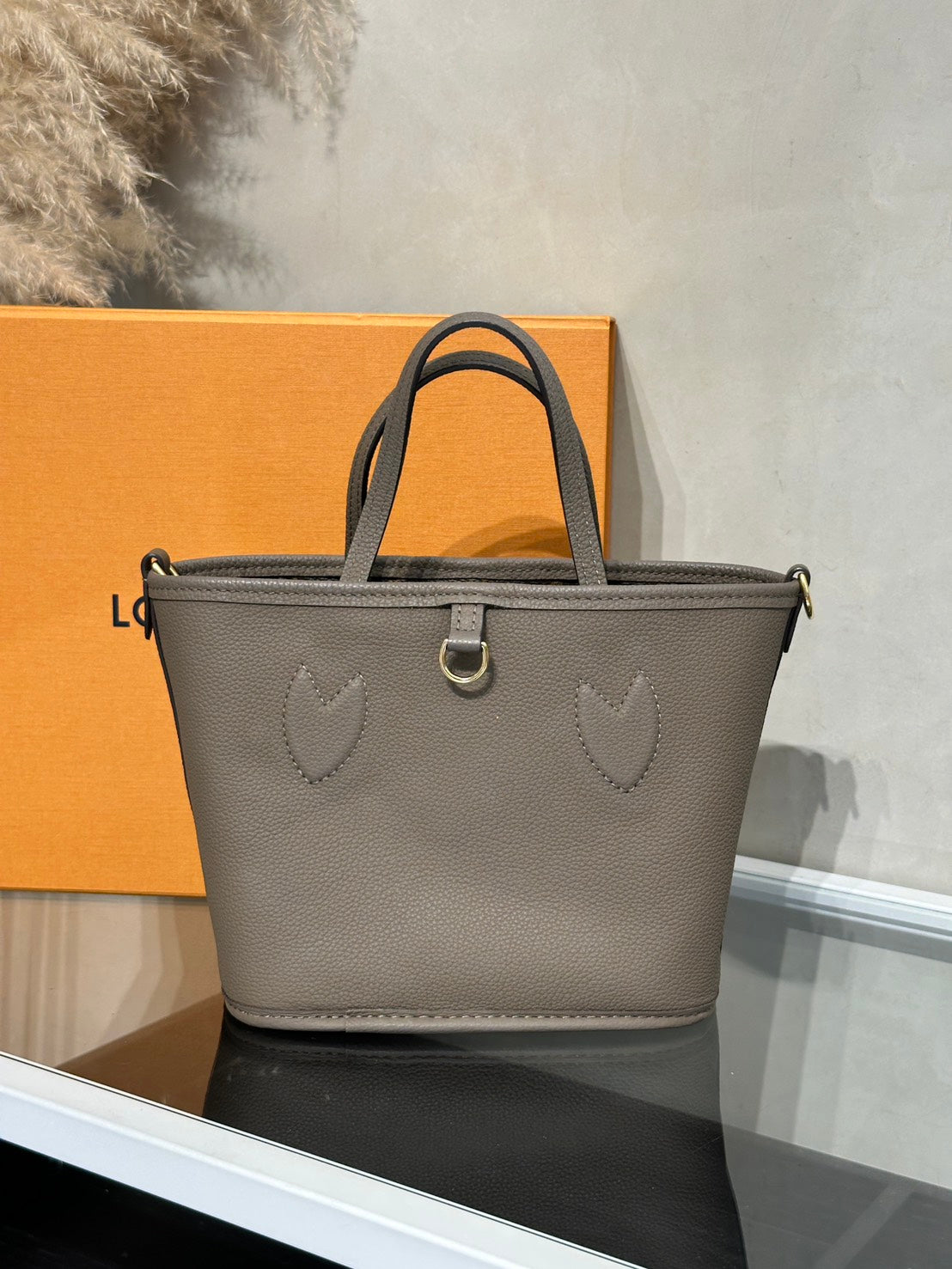 LOUIS VUITTON Neverfull BB - 雙面灰