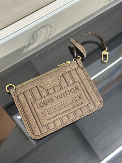 LOUIS VUITTON Neverfull BB - 雙面灰