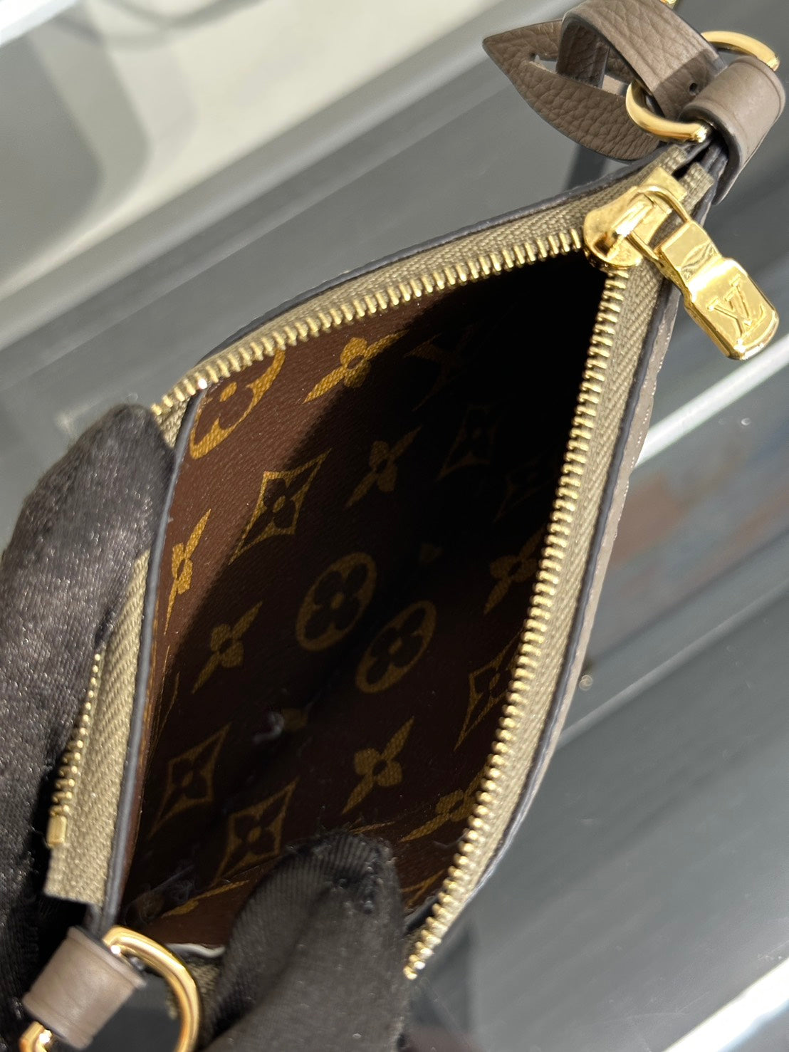 LOUIS VUITTON Neverfull BB - 雙面灰
