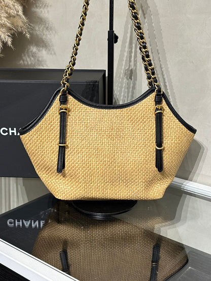 CHANEL 拉菲草托特包