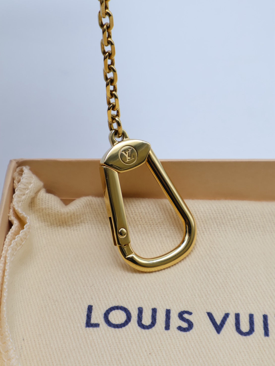 LOUIS VUITTON 老花鑰匙釦拉鍊零錢包