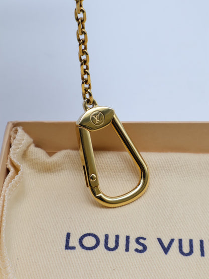 LOUIS VUITTON 老花鑰匙釦拉鍊零錢包