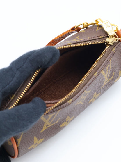 LOUIS VUITTON Papillon 30圓筒子母包 - 老花