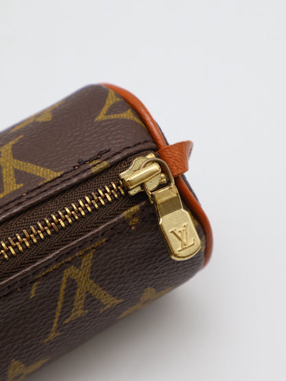 LOUIS VUITTON Papillon 30圓筒子母包 - 老花