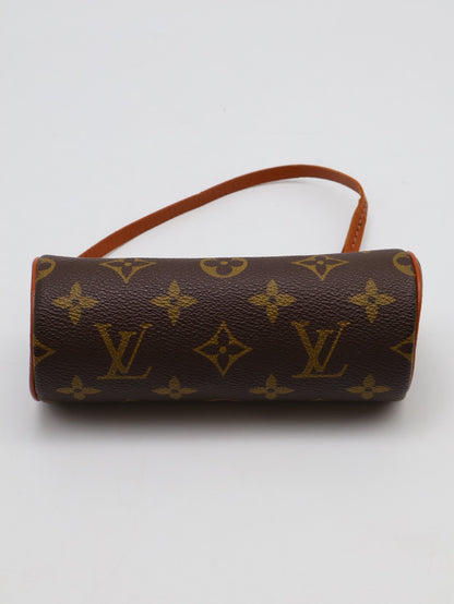 LOUIS VUITTON Papillon 30圓筒子母包 - 老花