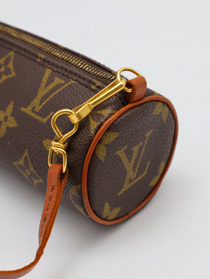 LOUIS VUITTON Papillon 30圓筒子母包 - 老花