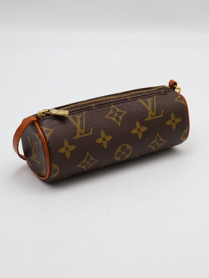 LOUIS VUITTON Papillon 30圓筒子母包 - 老花