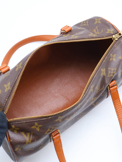 LOUIS VUITTON Papillon 30圓筒子母包 - 老花