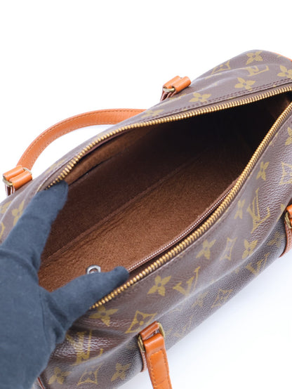 LOUIS VUITTON Papillon 30圓筒子母包 - 老花