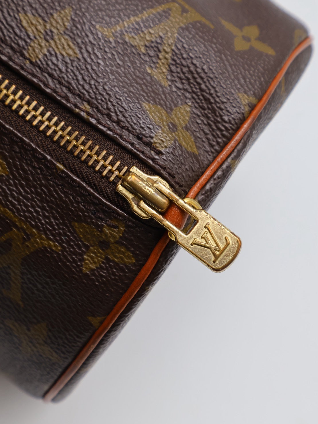 LOUIS VUITTON Papillon 30圓筒子母包 - 老花