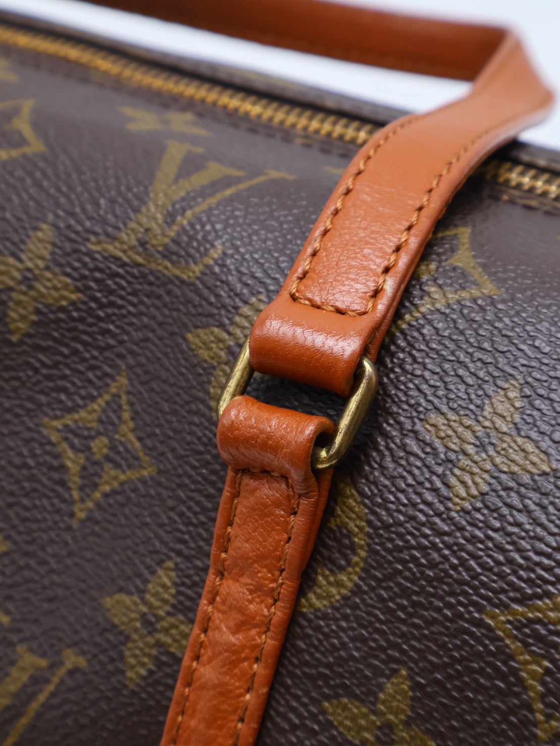 LOUIS VUITTON Papillon 30圓筒子母包 - 老花