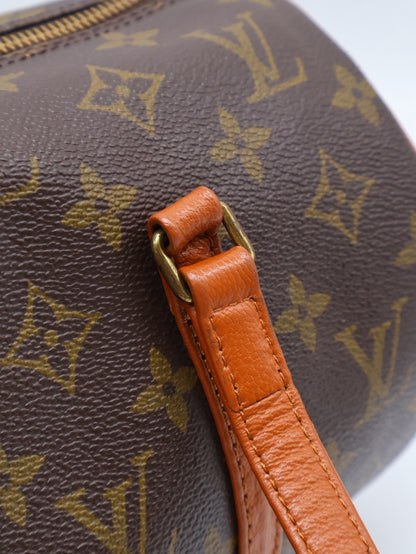 LOUIS VUITTON Papillon 30圓筒子母包 - 老花