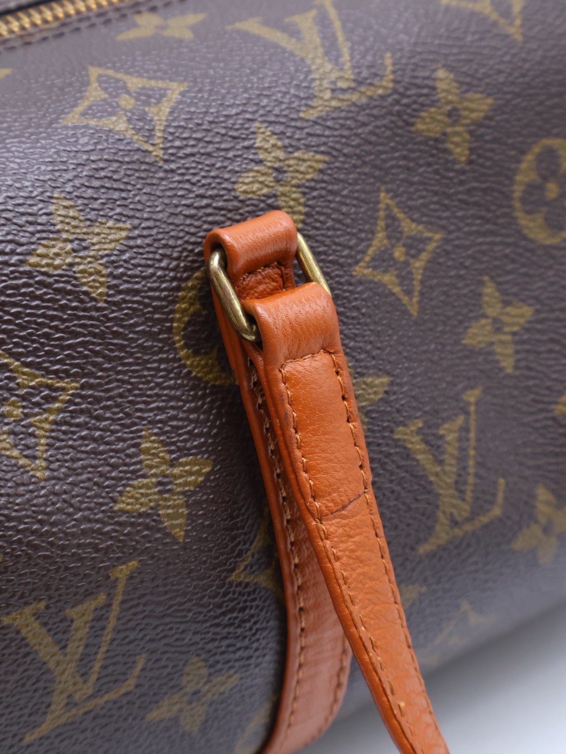 LOUIS VUITTON Papillon 30圓筒子母包 - 老花