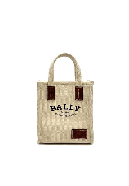 BALLY 亞麻帆布手袋