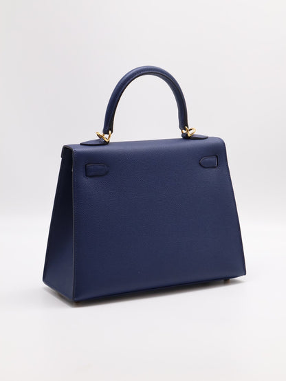 HERMES Kelly 25 - 海軍藍金 W